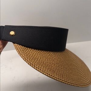 Eric Javits Tan and Black Champ Sun Visor